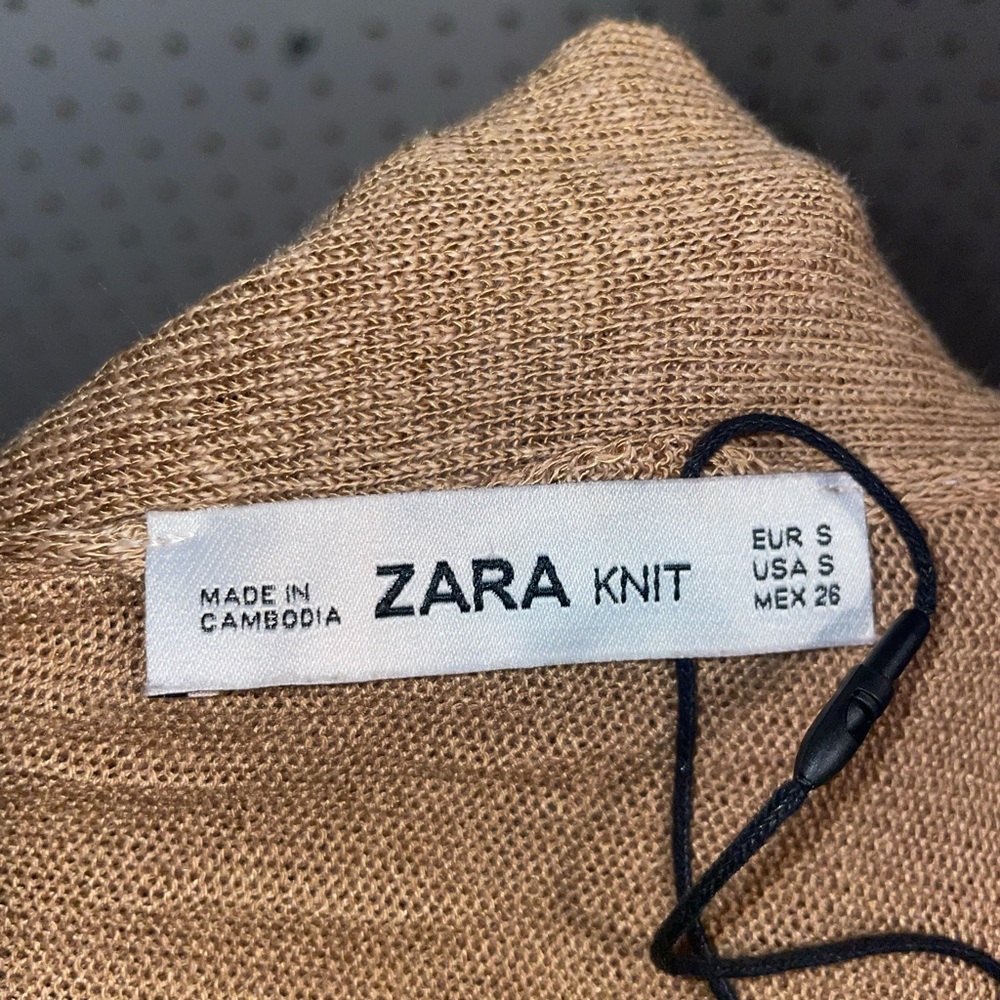 Zara Knit Tie Cape